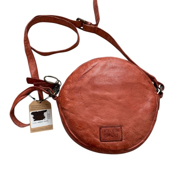 Women's Orange Woven Crossbody Bag - Picture 2 of 4